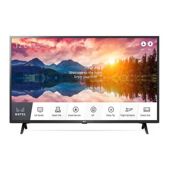 LG 43UT660H0TA Owner's Manual