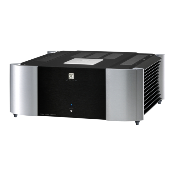 Simaudio MOON 860A Owner's Manual