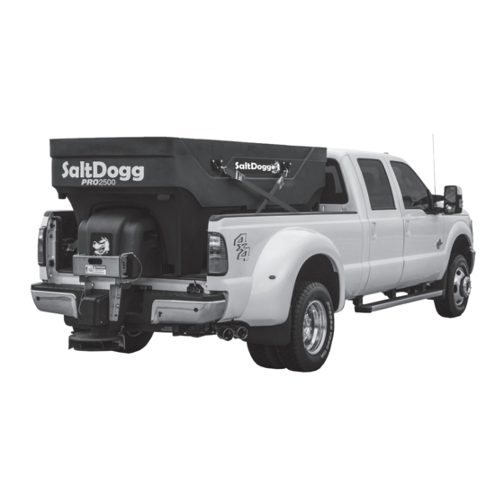 Buyers SaltDogg PRO2500 Series Installation Instructions Manual