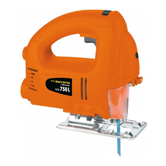 EINHELL bavaria BJS 750 L Operating Instructions Manual