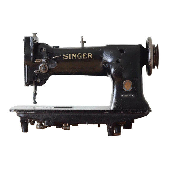 Singer 111W100 Instructions For Using And Adjusting