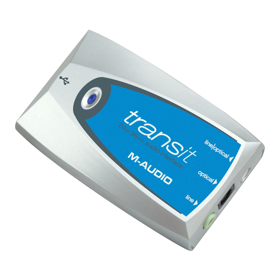 M-Audio Transit USB User Manual