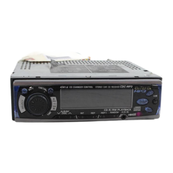 Aiwa CDC-MP3 Service Manual