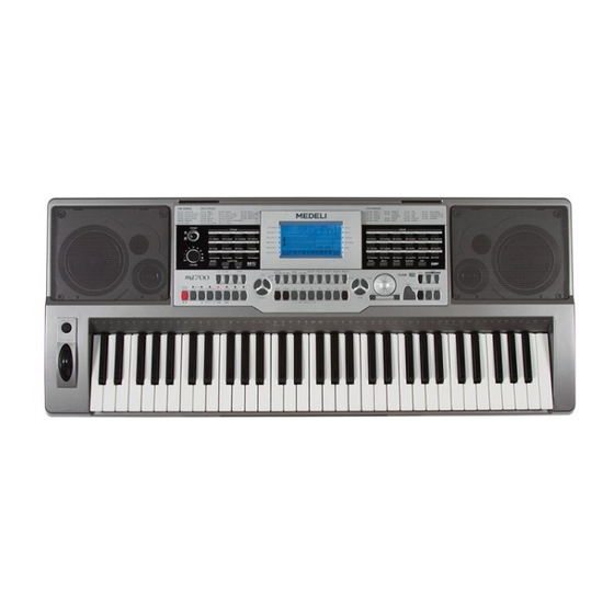 Medeli MD700 Instruction Manual