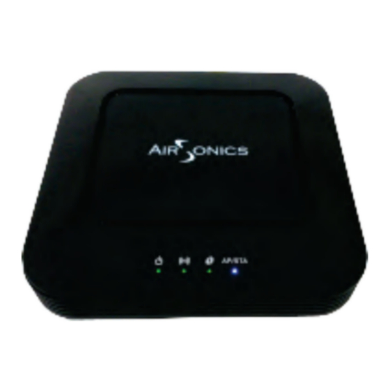 AIRSONICS GXT542U Gigabit Wi-Fi Extender Manuals