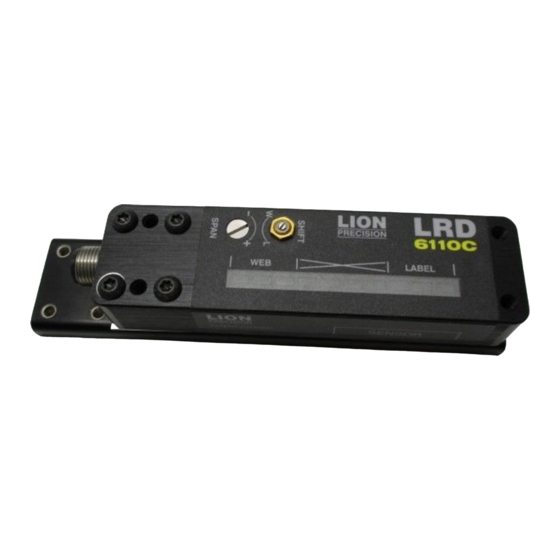 Lion Precision LRD6110 User Manual