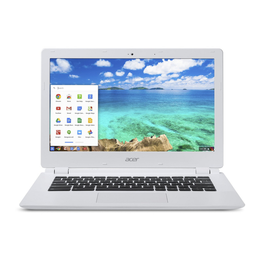 Acer Chromebook 15 Setup Manual