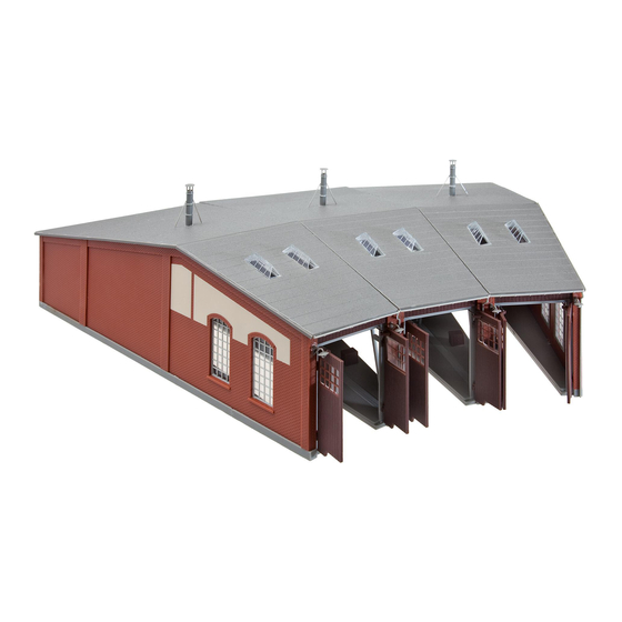 Faller 3-STALL ENGINE ROUNDHOUSE Instructions Manual