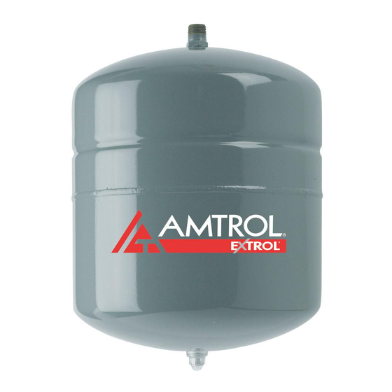 Amtrol EXTROL EX Series Installation & Operation Instructions