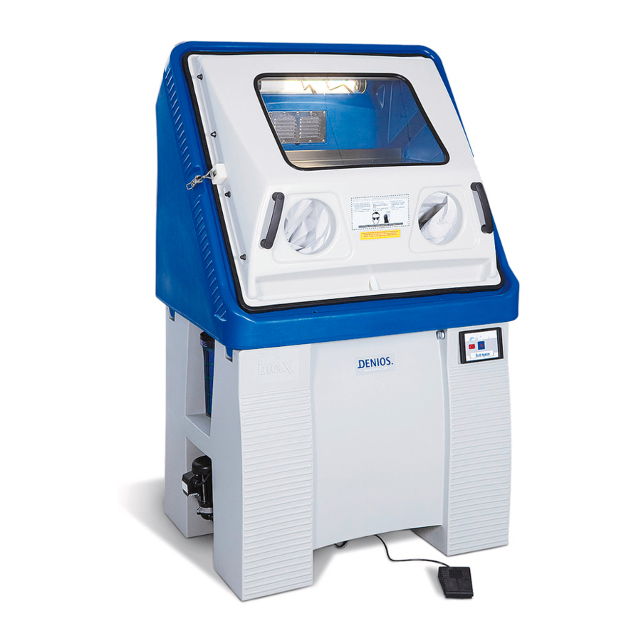 Denios Bio.X T700 User Manual