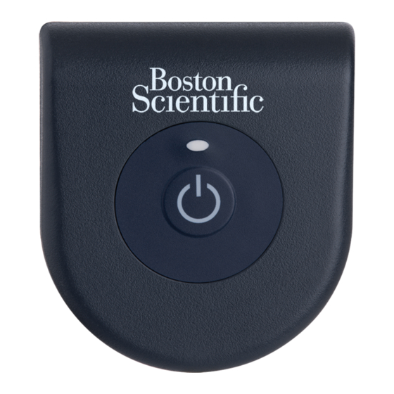 Boston Scientific Vercise DBS Charging Manuals