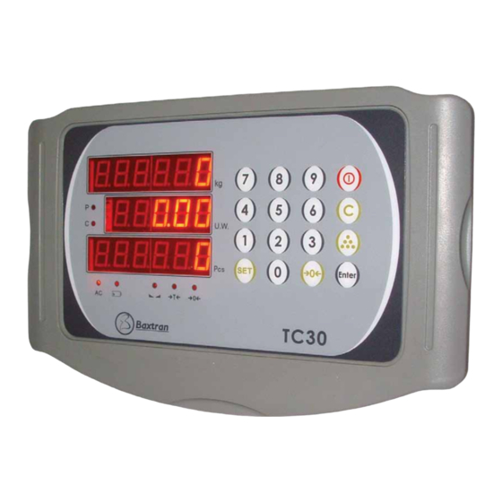 Baxtran TC30 User Manual