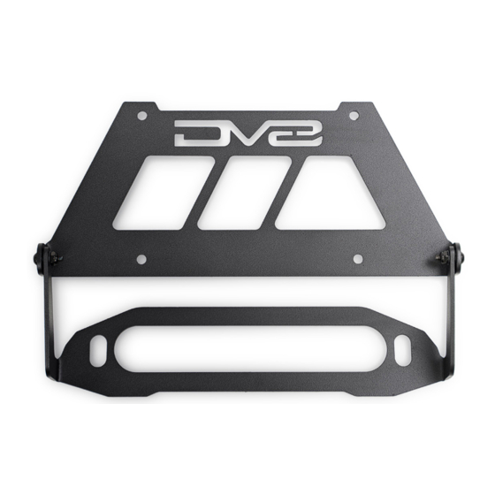 DV8 OFFROAD LPBM-02 Installation Manual