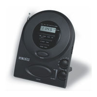 Homedics SOUND SPA SS-400B Instruction Manual And  Warranty Information