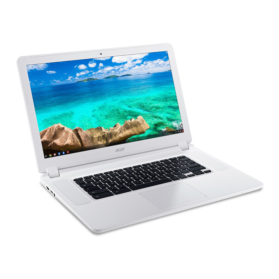 Acer Chromebook 15 Manual