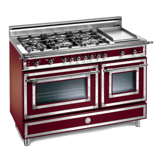 Bertazzoni HER48 6G GGV NE Installation, Use & Care Manual