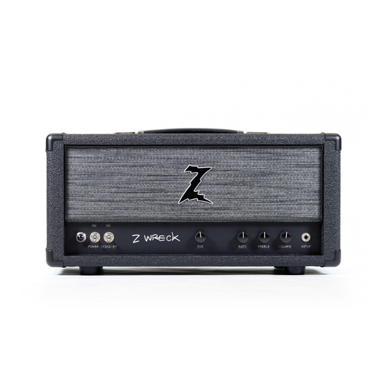 DR. Z Amplification Z-Wreck ZA-31 Manual