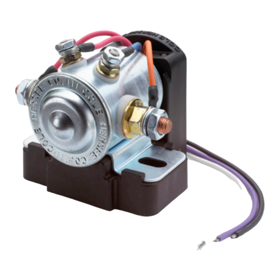Cole Hersee 48525 Quick Start Manual