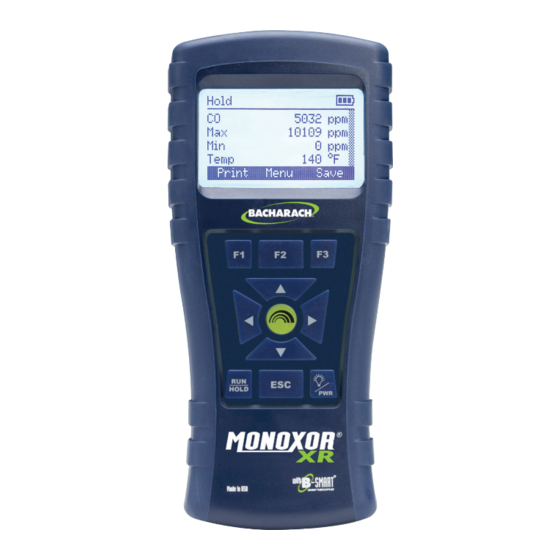 Bacharach Monoxor XR User Manual