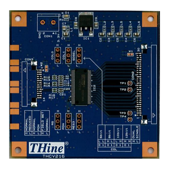 THine THCV215 Manual