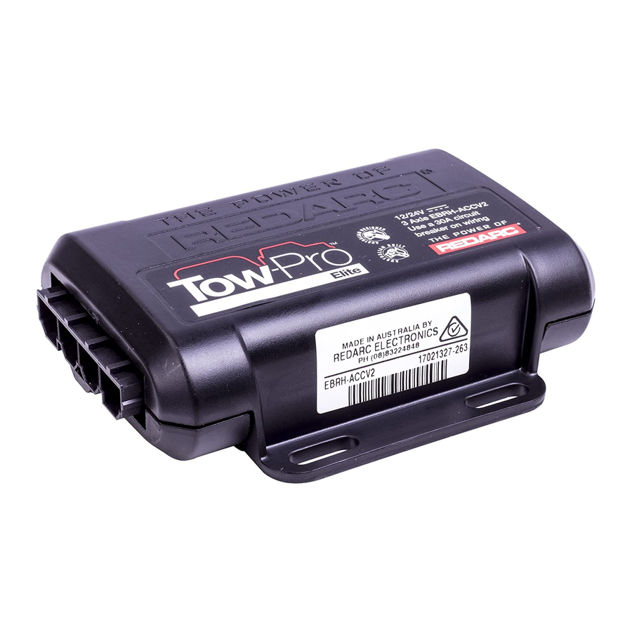 Redarc TOW-PRO ELITE Manual