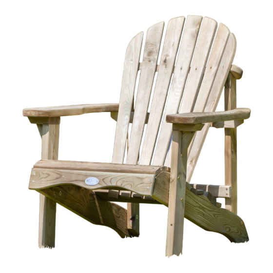 Zest 4 Leisure Lily Relax Seat 00452 Assembly Instructions