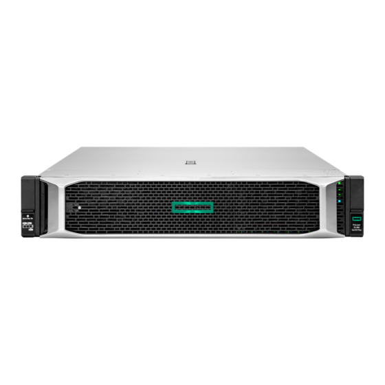Hewlett Packard Enterprise HPE ProLiant DL380 Gen10 Plus Server Maintenance And Service Manual