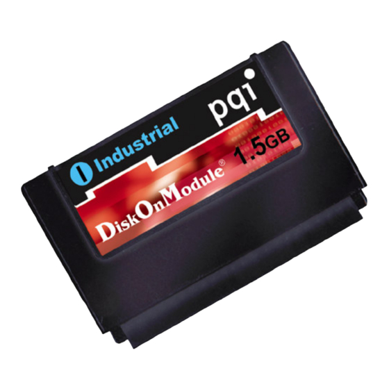 PQI DiskOnModule User Manual