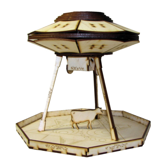 SanaLoma Laser UFO Dice Tower Assembly Instructions