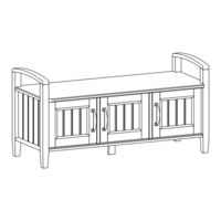 SIMPLIHOME brooklyn + max WyndenHall AXCLEV13-SMB Manual