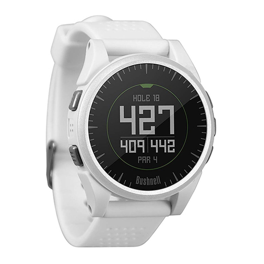 Bushnell GOLF EXCEL - GPS Rangefinder Watch Manual