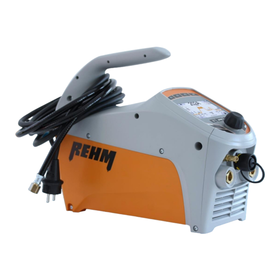 REHM TIG.STAR 170 DC Operating Instructions Manual
