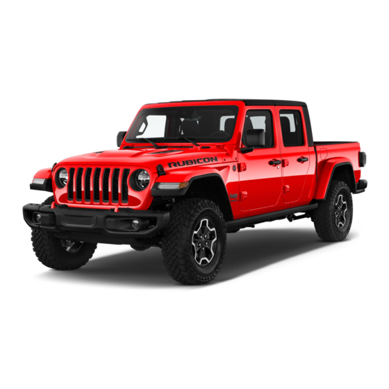 Jeep GLADIATOR 2020 Owner's Manual
