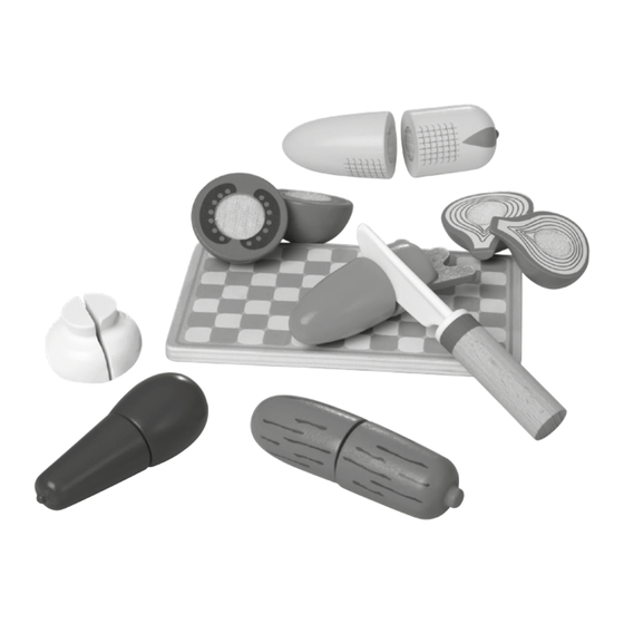 PLAYTIVE JUNIOR VEGETABLE PLAY SET Instructions For Use Manual