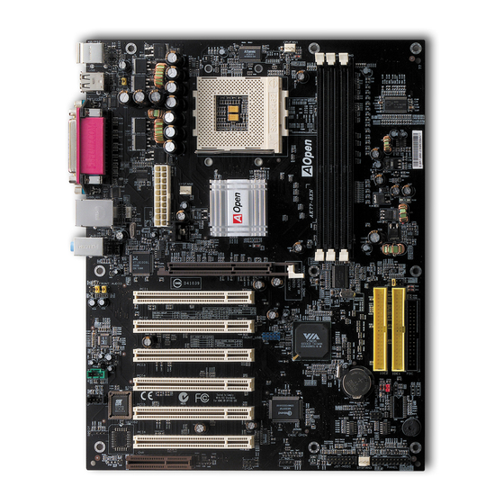 AOpen AK77-8X Easy Installation Manual