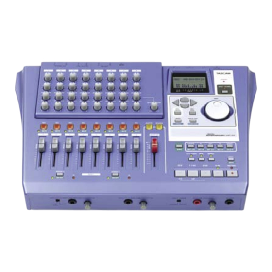 Tascam DP-01 Quick Start Manual