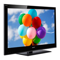 Sony KDL-40NX700 - Bravia Nx Series Lcd Television Setup Manual