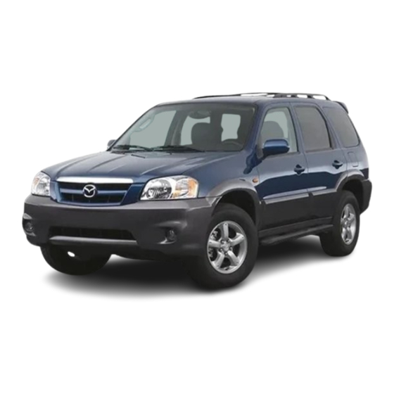 Mazda 2002 tribute Manual