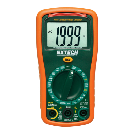 Extech Instruments EX310 User Manual