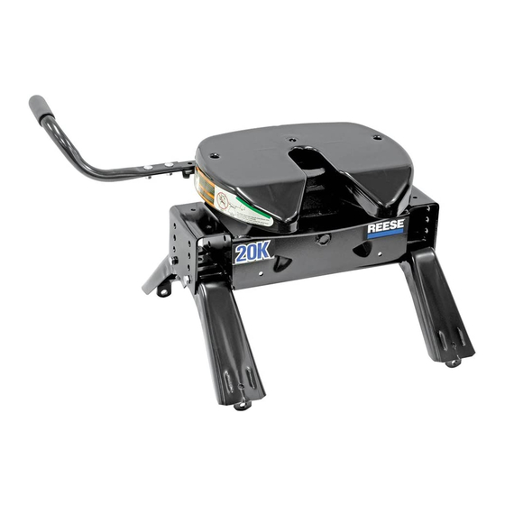 Reese 20K Fifth Wheel Hitch Manuals