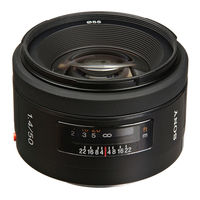 Sony SAL50F14 - 50mm f/1.4 Lens Service Manual