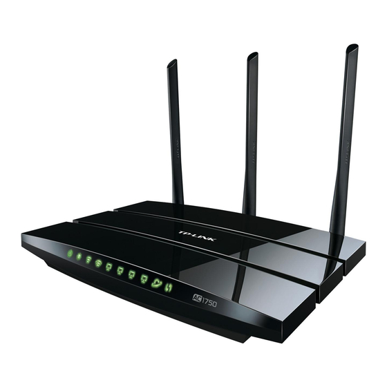 TP-Link Archer C7 Advanced Configuration Manual