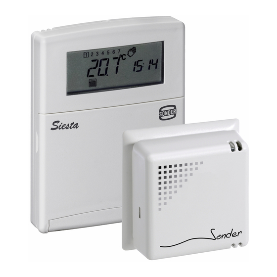 Sonder Siesta - CRX Series Instruction Manual