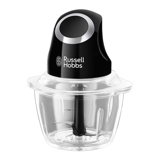 Russell Hobbs DESIRE RHMFP5BLK Instructions & Warranty