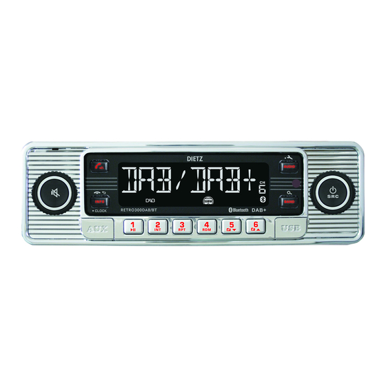 Dietz RETRO300 DAB/BT User Manual