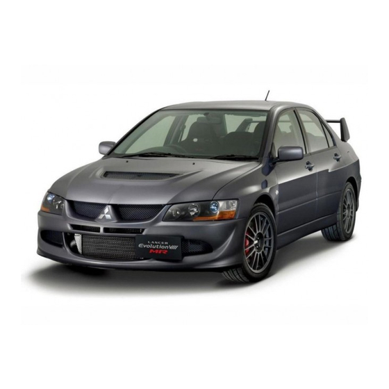 Mitsubishi Lancer Evolution 2003 Body Repair Manual