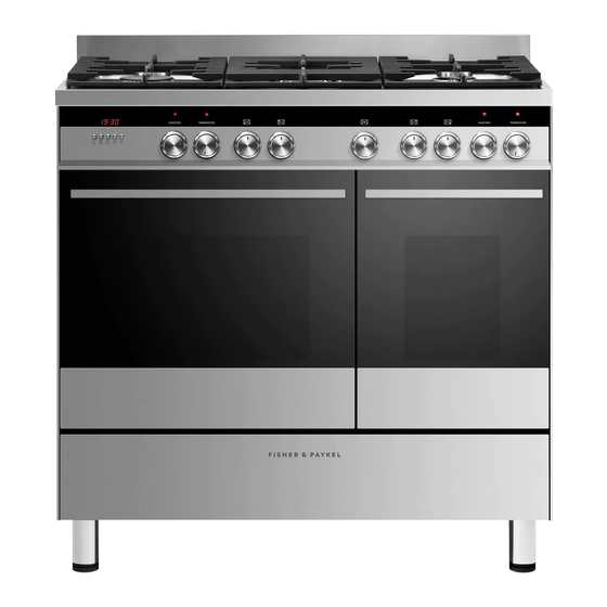 Fisher & Paykel OR90L7 Installation Manual/User Manual