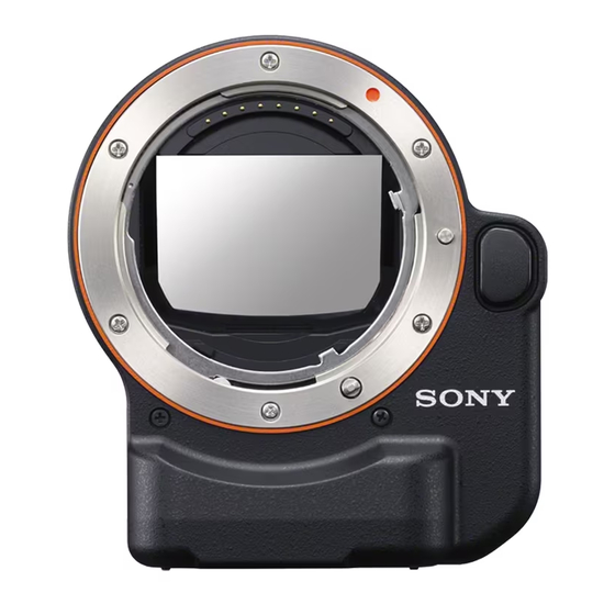 Sony LA-EA4 Service Manual