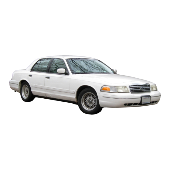 Ford 1998 Crown Victoria Owner's Manual