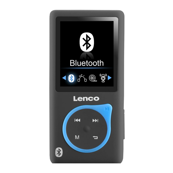 LENCO Xemio-767 BT Quick Manual